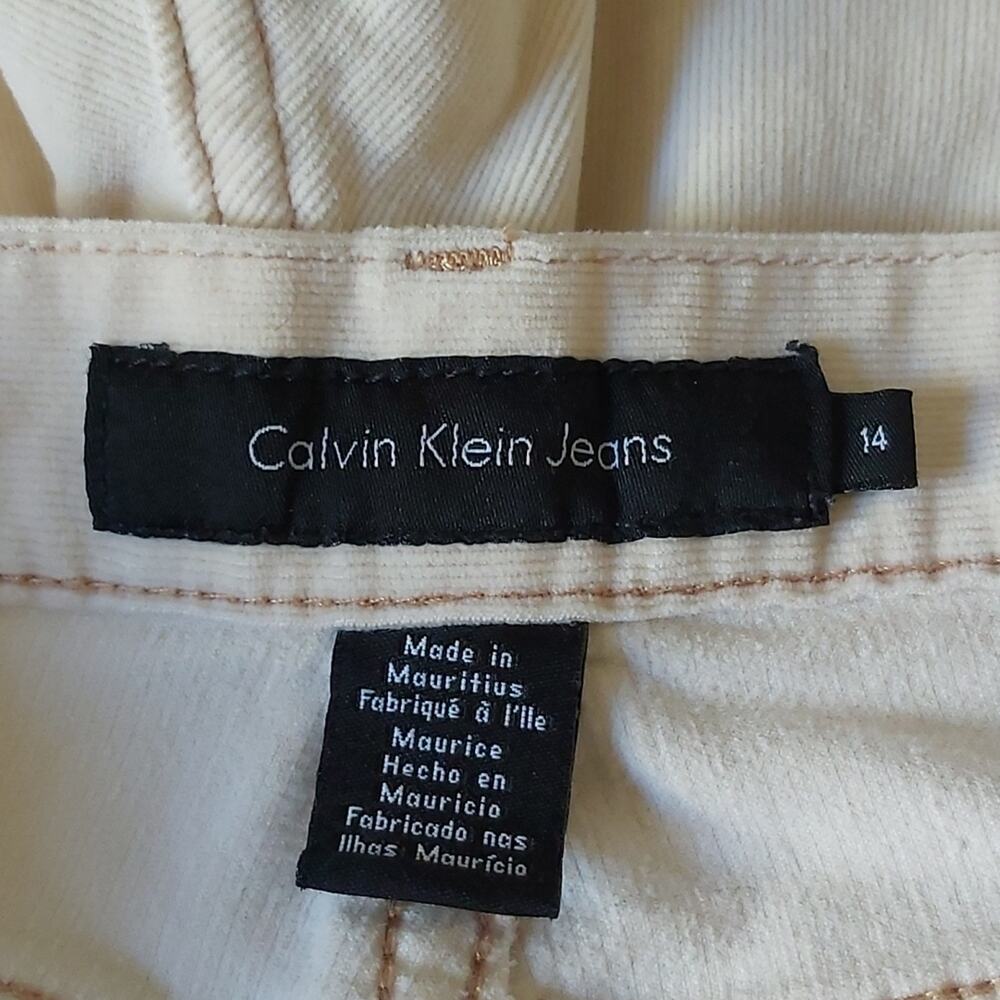 Calvin Klein Corduroy Flare Pants Size 14 - Picture 11 of 15